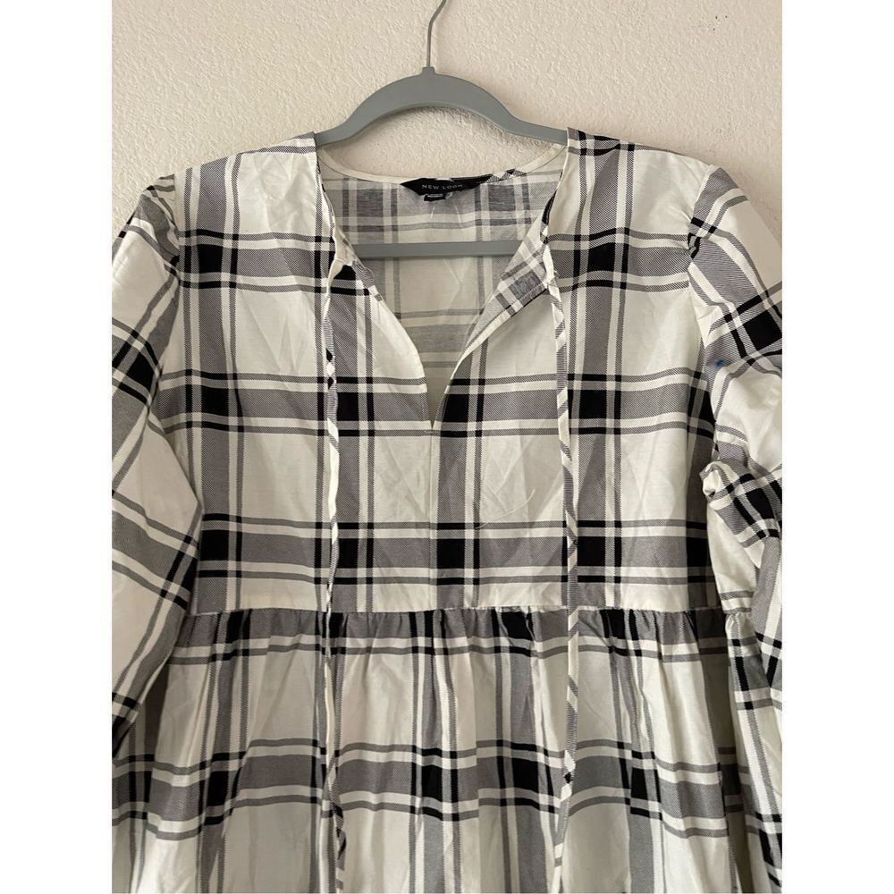 Never worn‎ ASOS plaid tiered dress - Picture 2 of 7